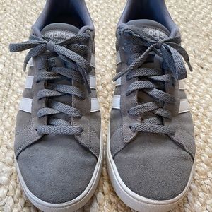 Adidas Men’s Suede Charcoal Gray